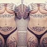 The tattoos tummy tuck scar cover up