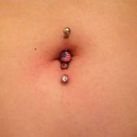 Belly button piercing after tummy tuck operation photo