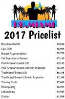 Dr Miami Pricelist 2017 Plastic Surgeries