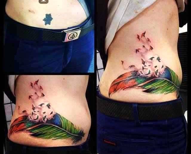 AMAZING TATTOOS TO COVER STRETCH MARKS  alexie