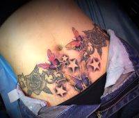 Tummy Tuck Scar Tattoo Cover Up Pics (3)