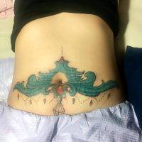Tummy Tuck Scar Tattoo Cover Up Pics (64)