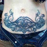Tummy Tuck Tattoo Cover Ups Pictures (29)