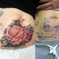 Tummy Tuck Tattoo Pics (9)