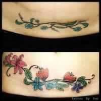 tattoo to cover tummy tuck scar