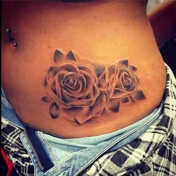 25 Awesome Stomach Tattoos To Cover Up Stretch Marks ...