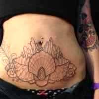 tattoos for tummy tuck scars 8
