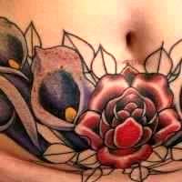 tattoos to cover tummy tuck scar 10
