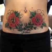 tattoos to cover tummy tuck scar 4