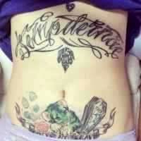 tummy tuck tattoos pictures 3