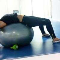 Recovery from a tummy tuck gym ball