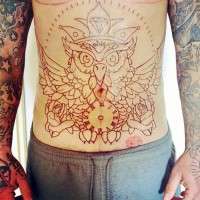 Tattoos to cover tummy tuck image