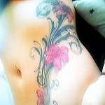 Tattoos to cover tummy tuck scar